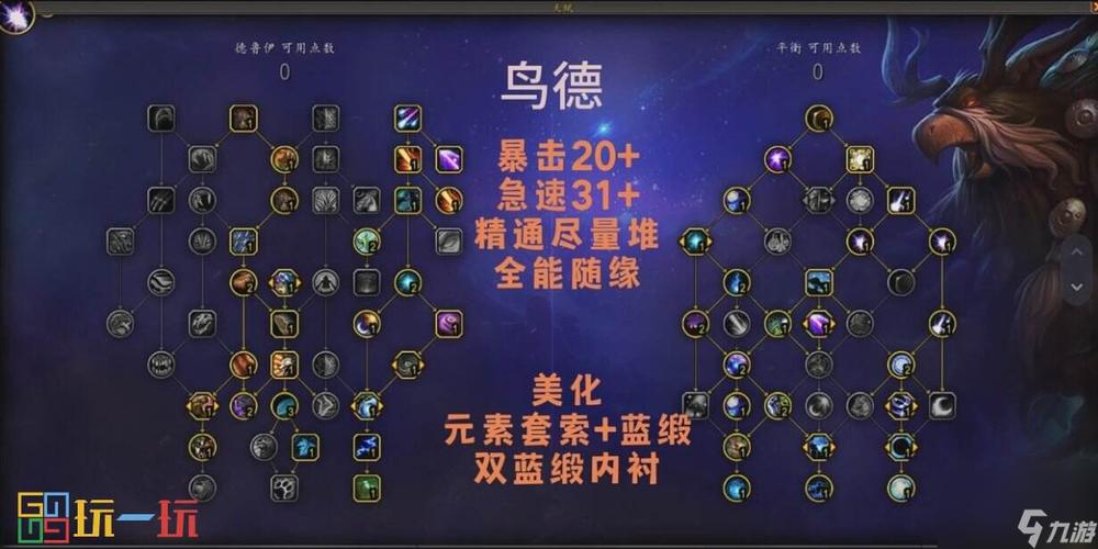 WoW小德职业任务汇总：解锁形态及技能提升